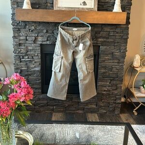 Cargo style gray denim from Zara‎